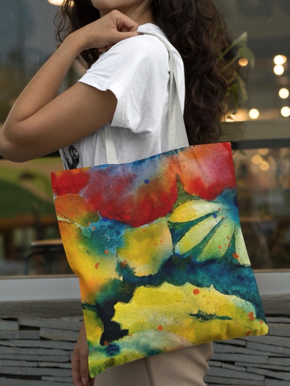Floral Tote Bag